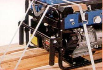 composite strap bind the irregular machine and steel parts